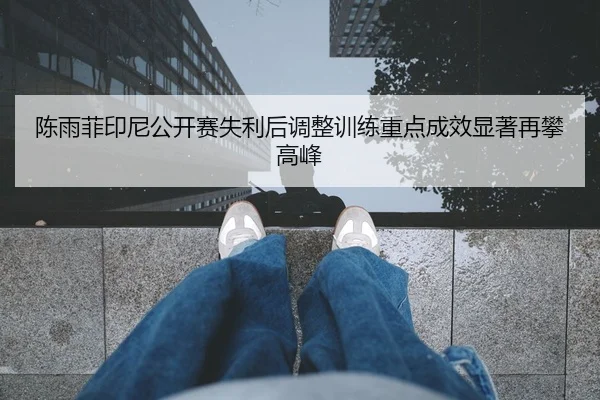 陈雨菲印尼公开赛失利后调整训练重点成效显著再攀高峰